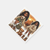 Serviette En Papier Randonnée Aventure & Style (Coin)