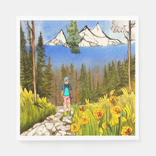 Serviette En Papier Randonnée en nature