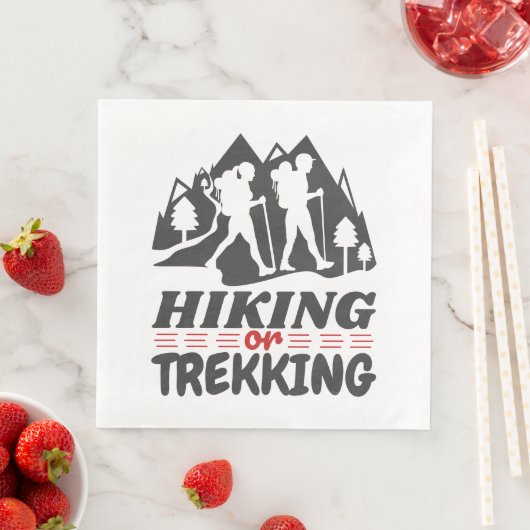 Serviette En Papier Randonnée ou trekking (En situation)