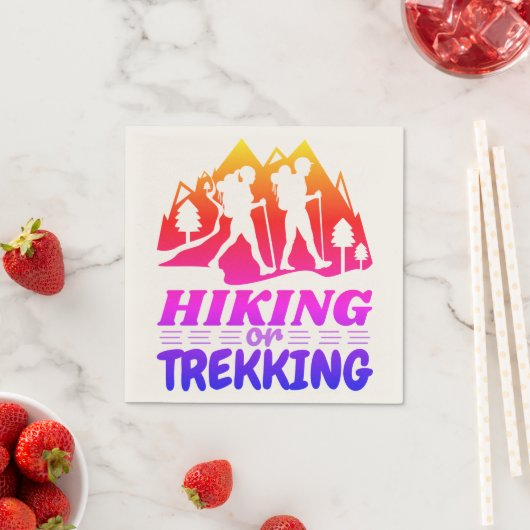 Serviette En Papier Randonnée ou trekking (En situation)