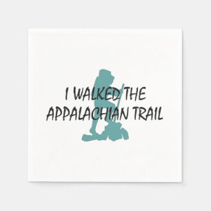 Serviette En Papier Randonneur appalachien de traînée d'ABH