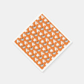 Serviette En Papier Rangées De Fantômes Volants Fête D'Halloween (Coin)