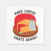 Serviette En Papier Râper à nouveau le fromage (Devant)