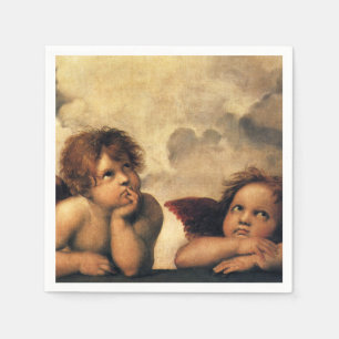 Serviette En Papier Raphael - Anges 1512