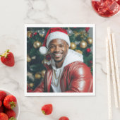 SERVIETTE EN PAPIER RAPPY X-MAS (En situation)