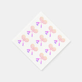 Serviette En Papier Raquettes de badminton minimal Shuttlecock Birdie (Coin)