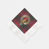 Serviette En Papier Rattray Tartan & Badge (Coin)