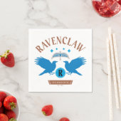 Serviette En Papier RAVENCLAW™ Maison double aigle Diadem Graphique (En situation)