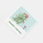 Serviette En Papier Rawry Christmas Dinosaur (Coin)