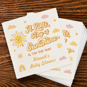 Serviette En Papier Ray of Sunshine Baby shower
