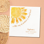 Serviette En Papier Ray of Sunshine Genre Baby shower neutre
