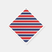 Serviette En Papier Rayé (Coin)