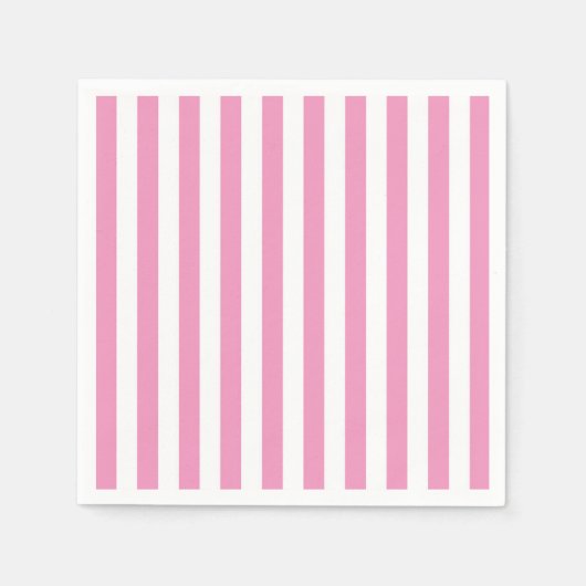 Serviette En Papier Rayé (Devant)