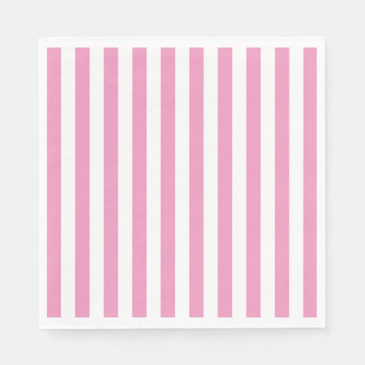Serviette En Papier Rayé (Devant)