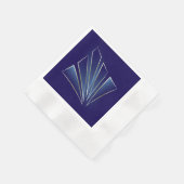 Serviette En Papier Rayons Sapphire (Coin)
