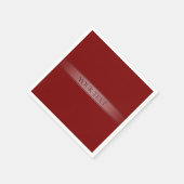 Serviette En Papier Rayure de dégradé élégant simple et modifiable (Coin)