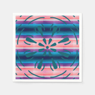 Serviette En Papier Rayures