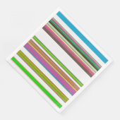SERVIETTE EN PAPIER RAYURES (Coin)