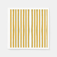 Rayures verticales peintes à la main jaune moutard