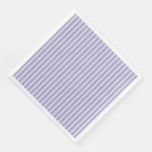 Serviette En Papier Rayures violettes (Coin)