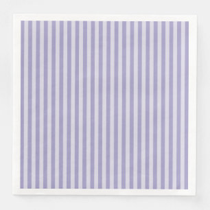 Serviette En Papier Rayures violettes