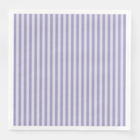 Serviette En Papier Rayures violettes (Devant)