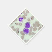 Serviette En Papier rbcs wbcs laboratoire de diapositive microscope hé (Coin)