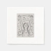 Serviette En Papier Reach for the Stars (Devant)