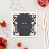 Serviette En Papier Réactualisation des Vœux de Mariage Traditionnels (En situation)