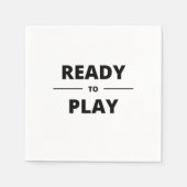 SERVIETTE EN PAPIER READY TO PLAY (Devant)