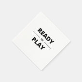 SERVIETTE EN PAPIER READY TO PLAY (Coin)