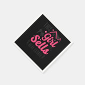 Serviette En Papier Realtor This Girl Sells Real Estate (Coin)