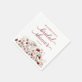 Serviette En Papier Réception de mariage bohème de fin d'été avec fleu (Coin)