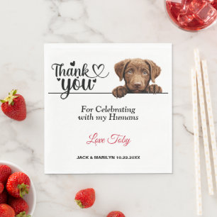 Serviette En Papier Réception de mariage de l'amiral de Chesapeake Bay