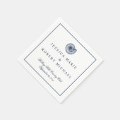 Serviette En Papier Réception de mariage Sea Shell Beach (Coin)