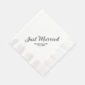 Serviette En Papier Réception Mariée Cocktail (Coin)
