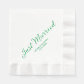 Serviette En Papier Réception Mariée Cocktail (Devant)