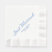 Serviette En Papier Réception Mariée Cocktail (Devant)