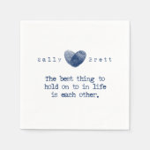 Serviette En Papier Réception Napkin (Devant)