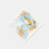 Serviette En Papier Réception Personnalisée Plage de Raviers Thème (Coin)