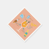 Serviette En Papier Recette de l'Aperol (Coin)