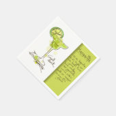 Serviette En Papier Recette de Margarita (Coin)