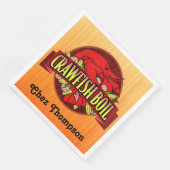 Serviette En Papier Réchauffe personnalisée (Coin)