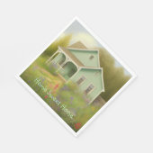 Serviette En Papier Réchauffement domestique de la maison verte (Coin)