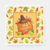 Serviette En Papier Récolte d'action de grâce (Devant)