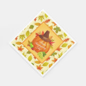 Serviette En Papier Récolte d'action de grâce (Coin)