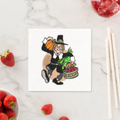 Serviette En Papier Récolte de pèlerins (En situation)