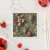 Serviette En Papier 🩸 Récolte Renégade - Gothique victorien (En situation)