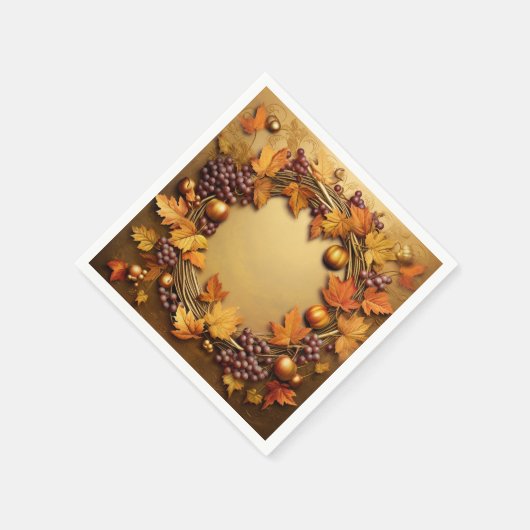 Serviette En Papier Récolte rustique : Récolte de germes (Coin)