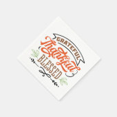 Serviette En Papier reconnaissant béni (Coin)